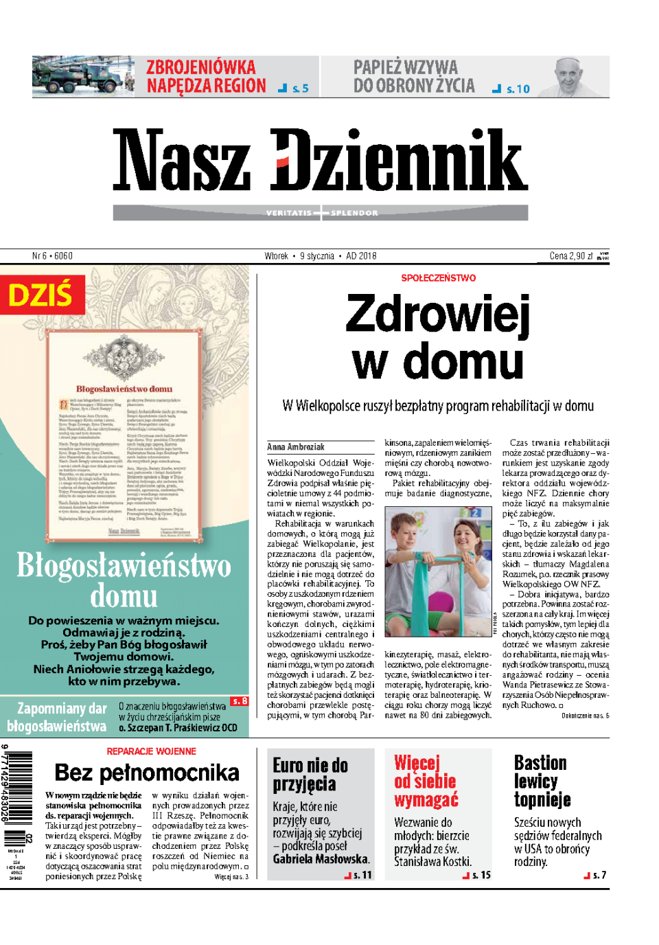 Nasz Dziennik z dnia 09.01.2018 wydanie PDF