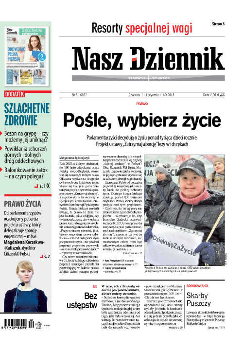 Nasz Dziennik z dnia 11.01.2018 wydanie PDF