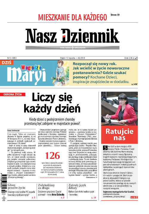 Nasz Dziennik z dnia 12.01.2018 wydanie PDF