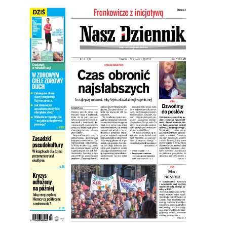 Nasz Dziennik z dnia 18.01.2018 wydanie PDF