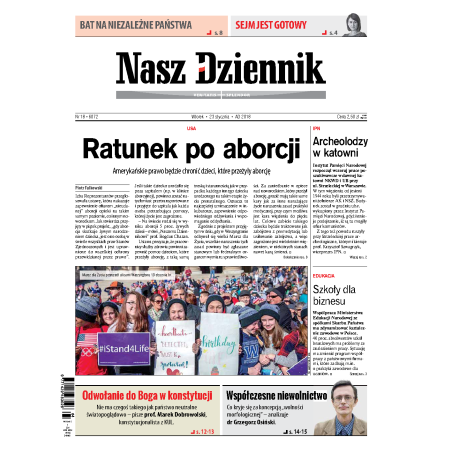 Nasz Dziennik z dnia 23.01.2018 wydanie PDF