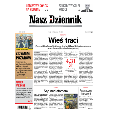 Nasz Dziennik z dnia 24.01.2018 wydanie PDF