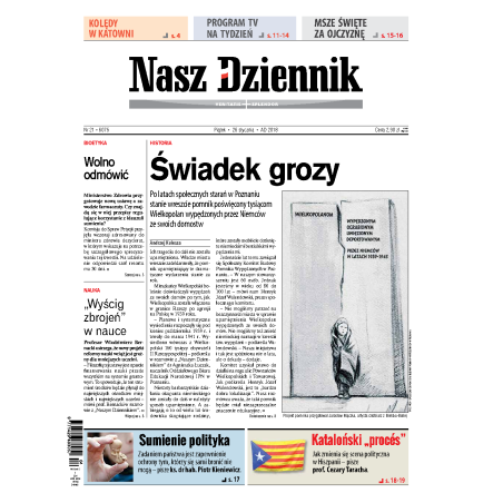 Nasz Dziennik z dnia 26.01.2018 wydanie PDF