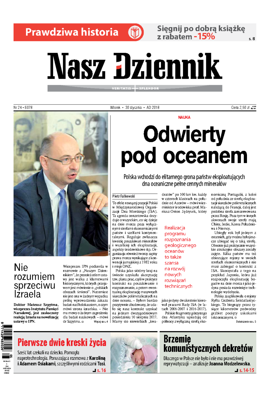 Nasz Dziennik z dnia 30.01.2018 wydanie PDF