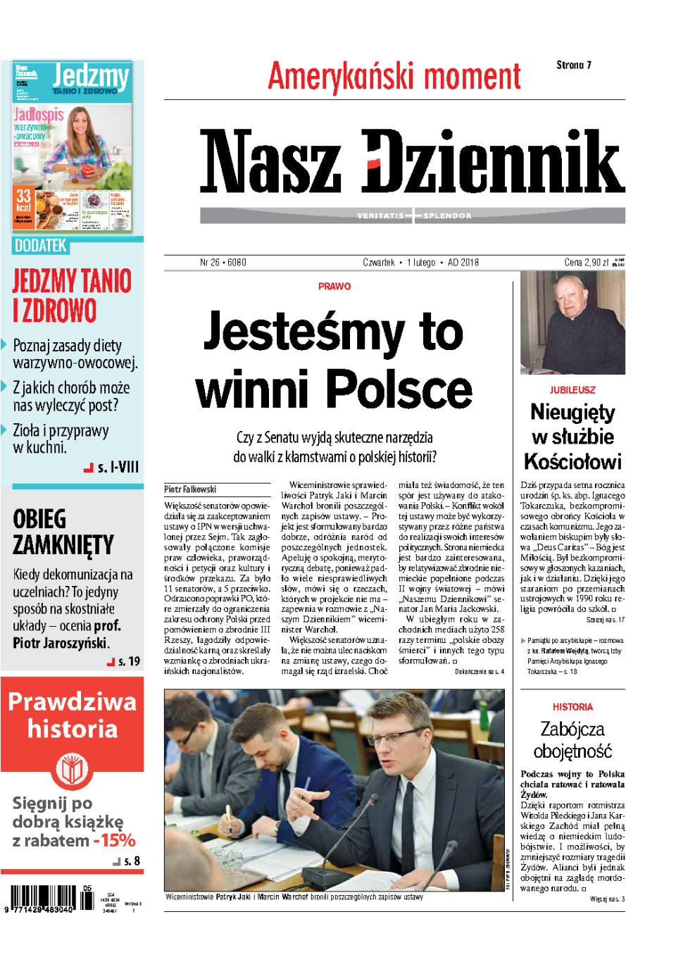 Nasz Dziennik z dnia 01.02.2018 wydanie PDF