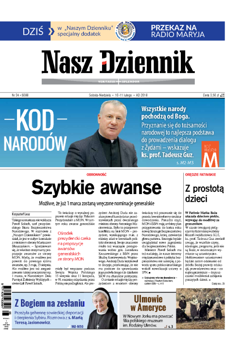Nasz Dziennik z dnia 10.02.2018 wydanie PDF