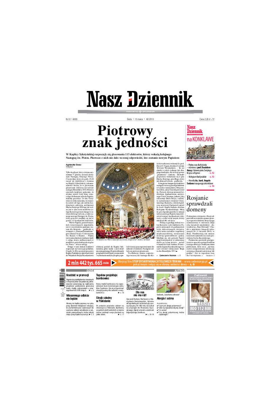 Nasz Dziennik z dnia 13.03.2013 wydanie PDF