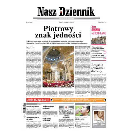 Nasz Dziennik z dnia 13.03.2013 wydanie PDF