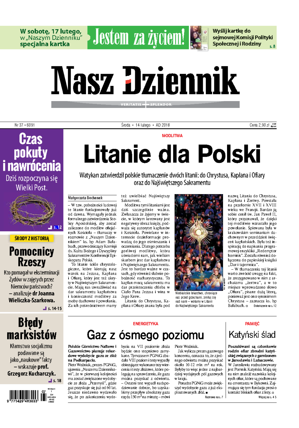 Nasz Dziennik z dnia 14.02.2018 wydanie PDF