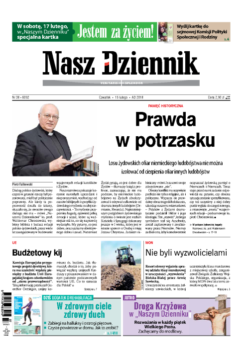 Nasz Dziennik z dnia 15.02.2018 wydanie PDF