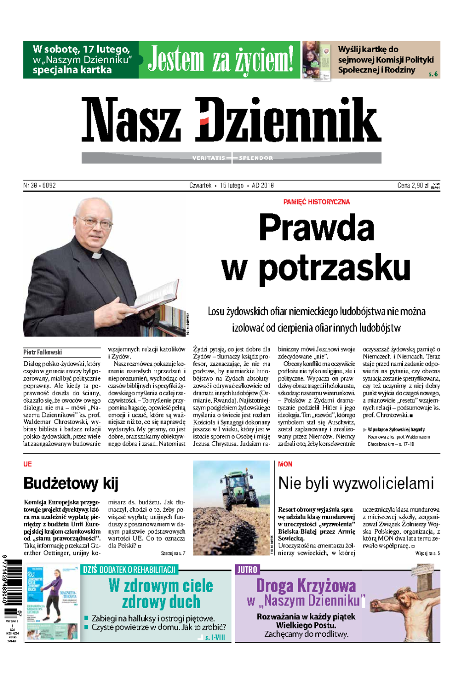 Nasz Dziennik z dnia 15.02.2018 wydanie PDF