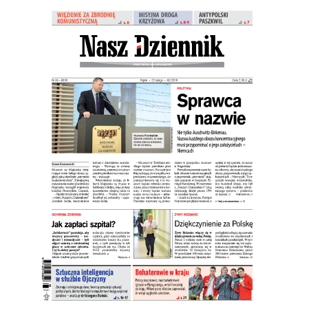 Nasz Dziennik z dnia 23.02.2018 wydanie PDF