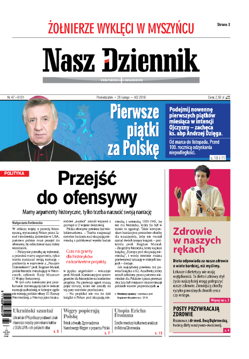 Nasz Dziennik z dnia 26.02.2018 wydanie PDF