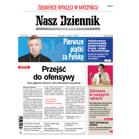 Nasz Dziennik z dnia 26.02.2018 wydanie PDF