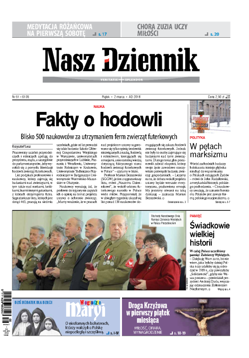 Nasz Dziennik z dnia 02.03.2018 wydanie PDF