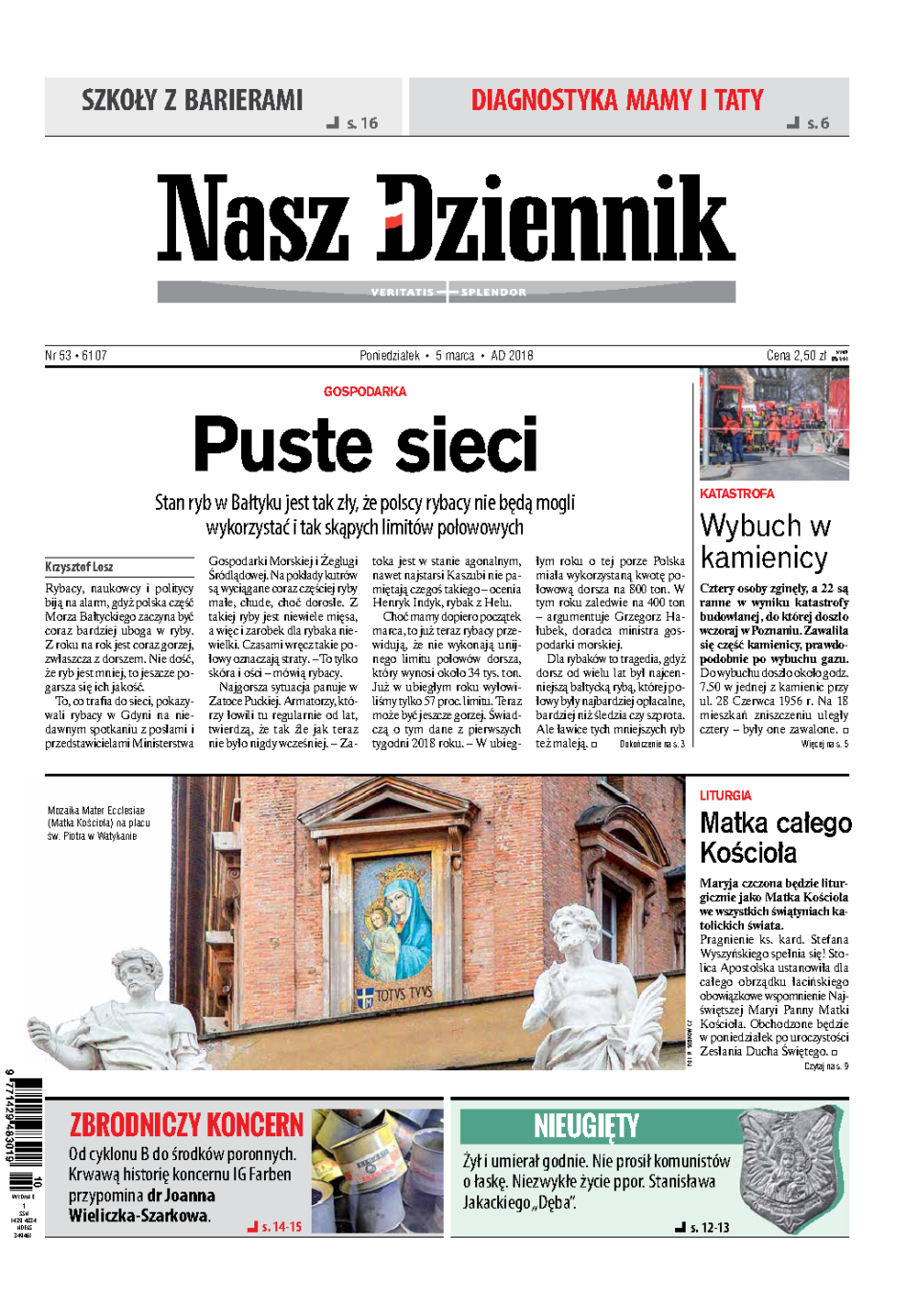 Nasz Dziennik z dnia 05.03.2018 wydanie PDF