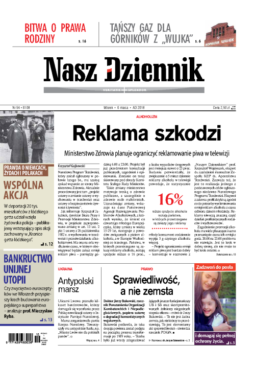 Nasz Dziennik z dnia 06.03.2018 wydanie PDF
