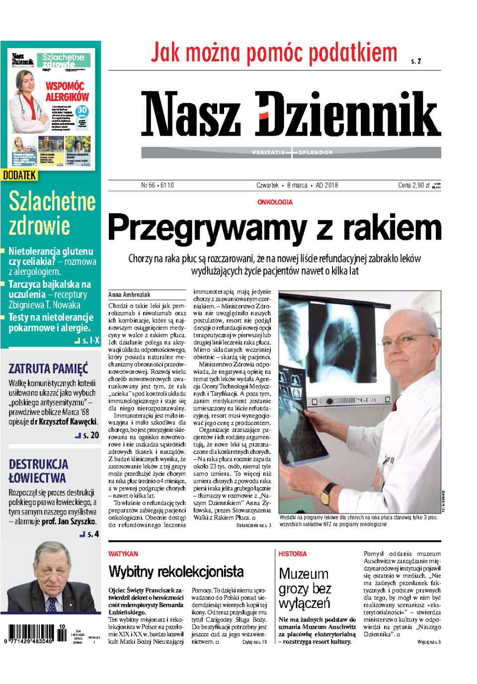 Nasz Dziennik z dnia 08.03.2018 wydanie PDF