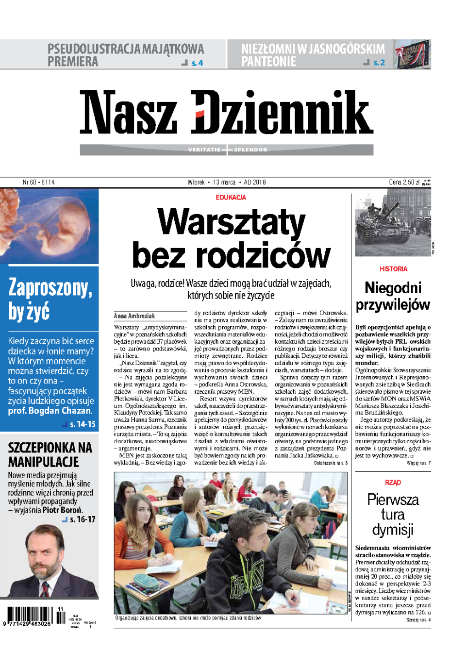 Nasz Dziennik z dnia 13.03.2018 wydanie PDF