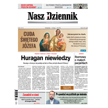 Nasz Dziennik z dnia 19.03.2018 wydanie PDF