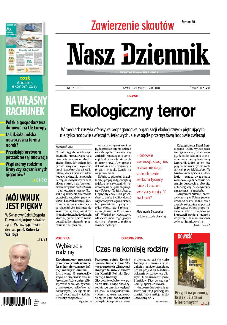 Nasz Dziennik z dnia 21.03.2018 wydanie PDF