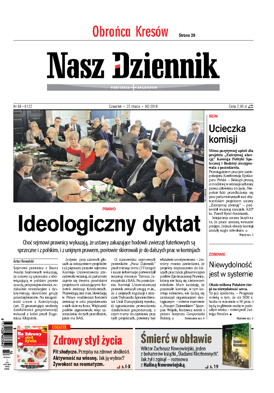 Nasz Dziennik z dnia 22.03.2018 wydanie PDF