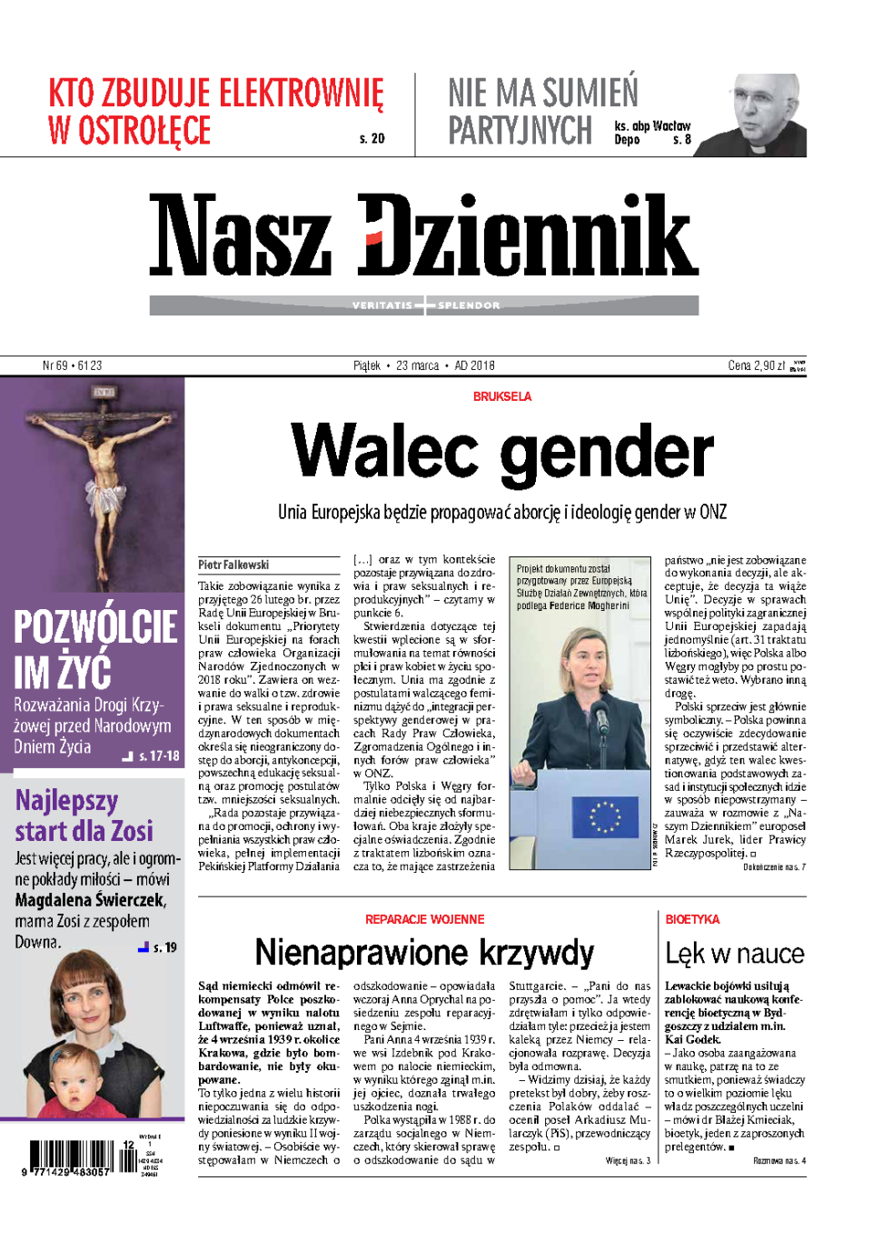Nasz Dziennik z dnia 23.03.2018 wydanie PDF