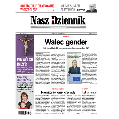 Nasz Dziennik z dnia 23.03.2018 wydanie PDF