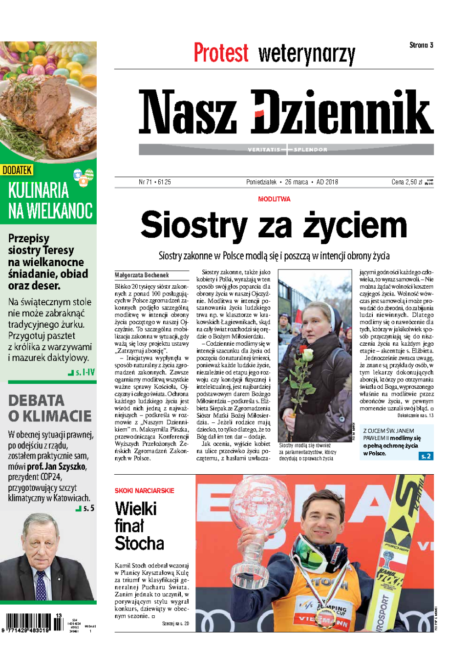 Nasz Dziennik z dnia 26.03.2018 wydanie PDF