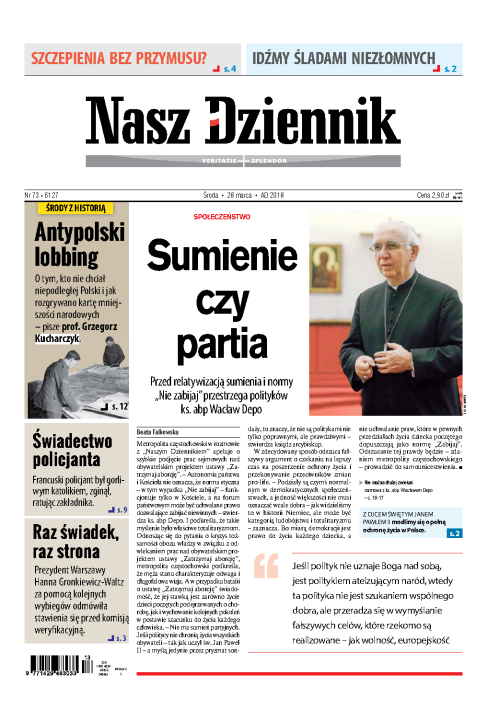 Nasz Dziennik z dnia 28.03.2018 wydanie PDF