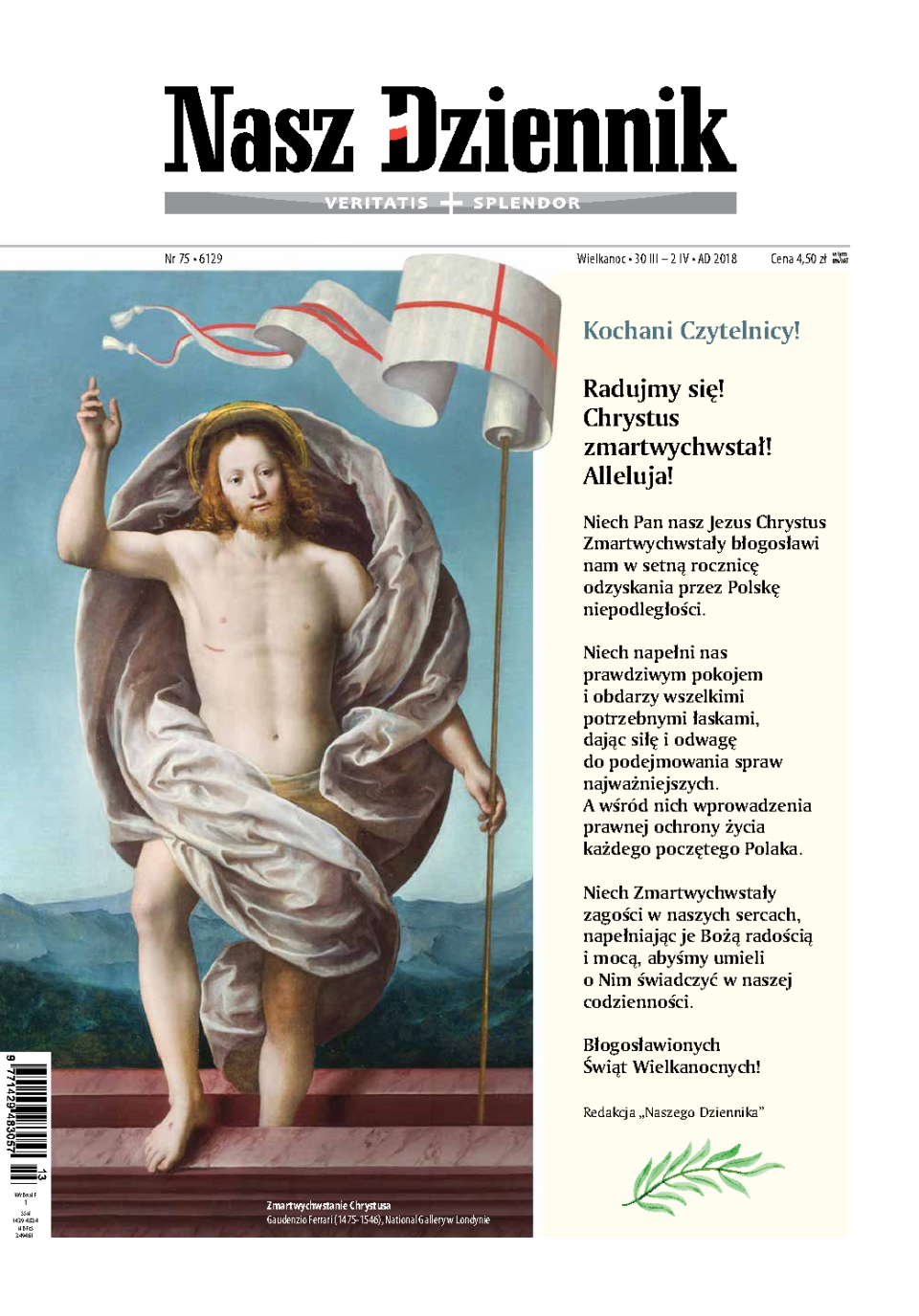 Nasz Dziennik z dnia 30.03.2018 wydanie PDF