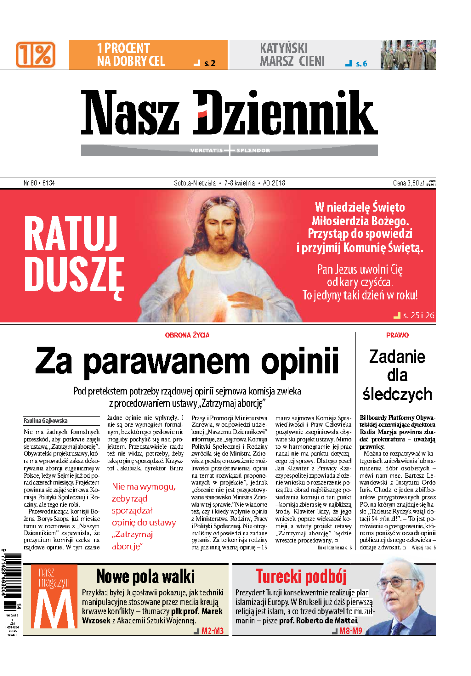 Nasz Dziennik z dnia 07.04.2018 wydanie PDF