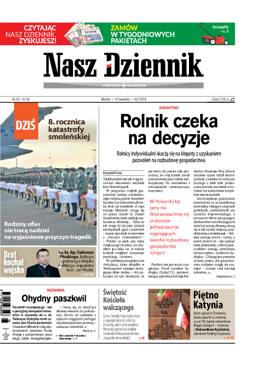 Nasz Dziennik z dnia 10.04.2018 wydanie PDF