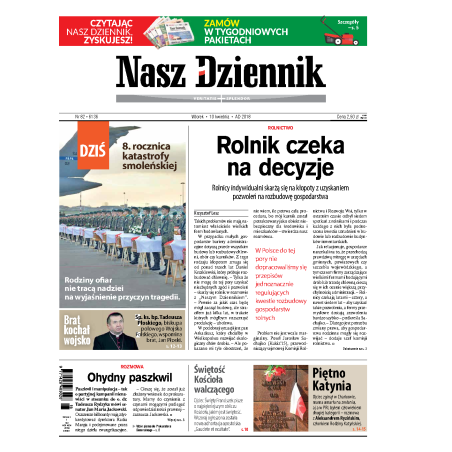 Nasz Dziennik z dnia 10.04.2018 wydanie PDF