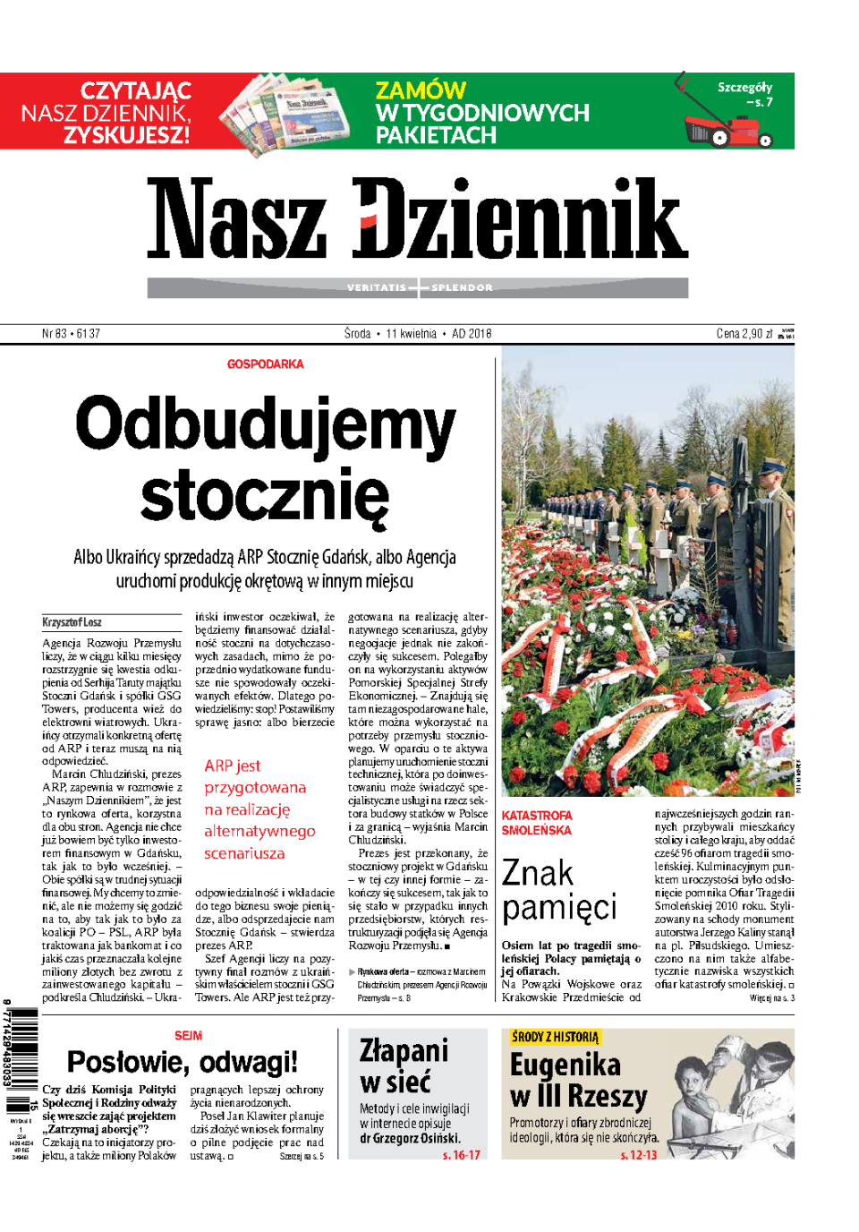 Nasz Dziennik z dnia 11.04.2018 wydanie PDF