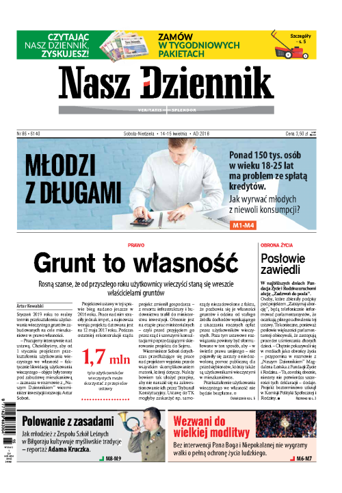 Nasz Dziennik z dnia 14.04.2018 wydanie PDF