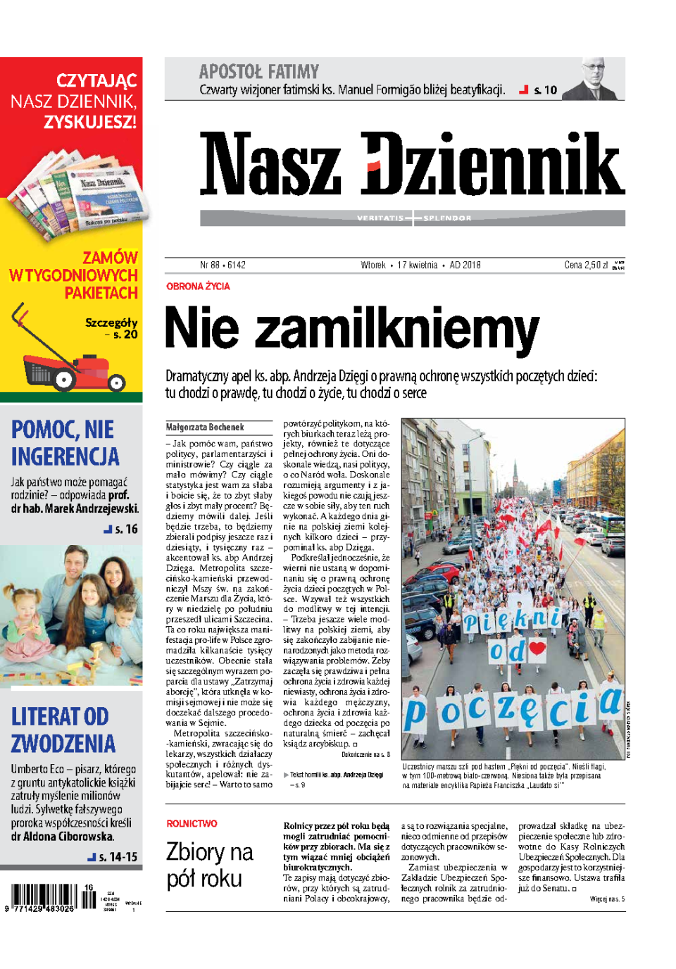 Nasz Dziennik z dnia 17.04.2018 wydanie PDF