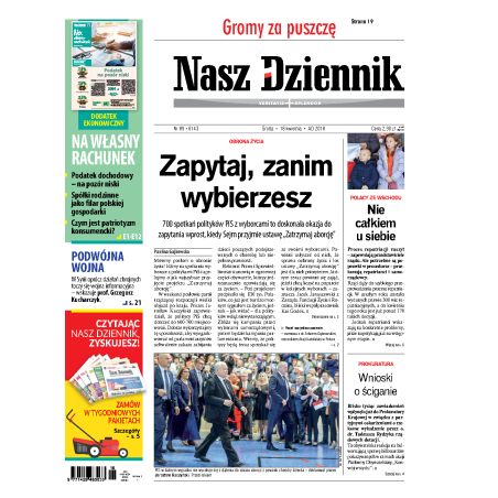 Nasz Dziennik z dnia 18.04.2018 wydanie PDF