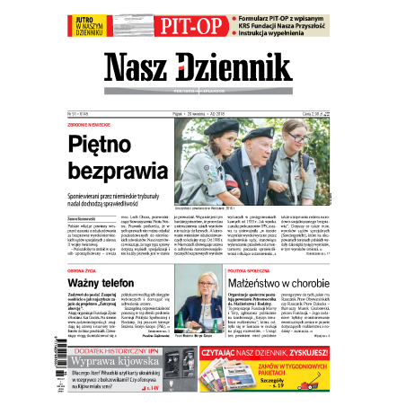 Nasz Dziennik z dnia 20.04.2018 wydanie PDF