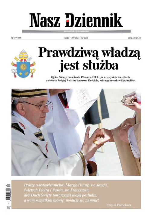 Nasz Dziennik z dnia 20.03.2013 wydanie PDF