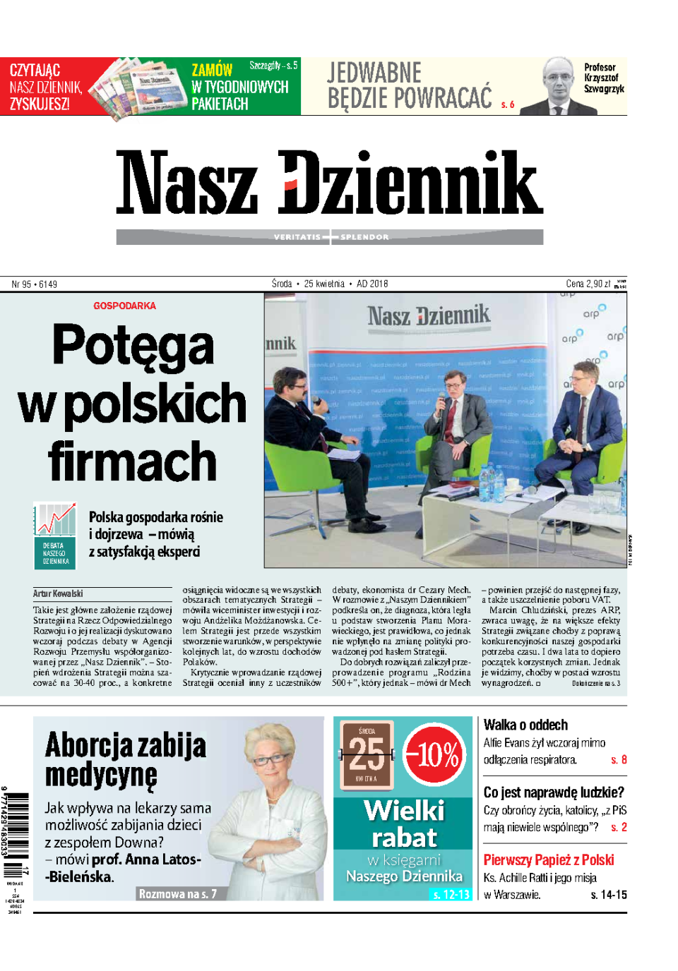 Nasz Dziennik z dnia 25.04.2018 wydanie PDF