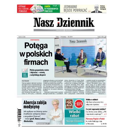 Nasz Dziennik z dnia 25.04.2018 wydanie PDF
