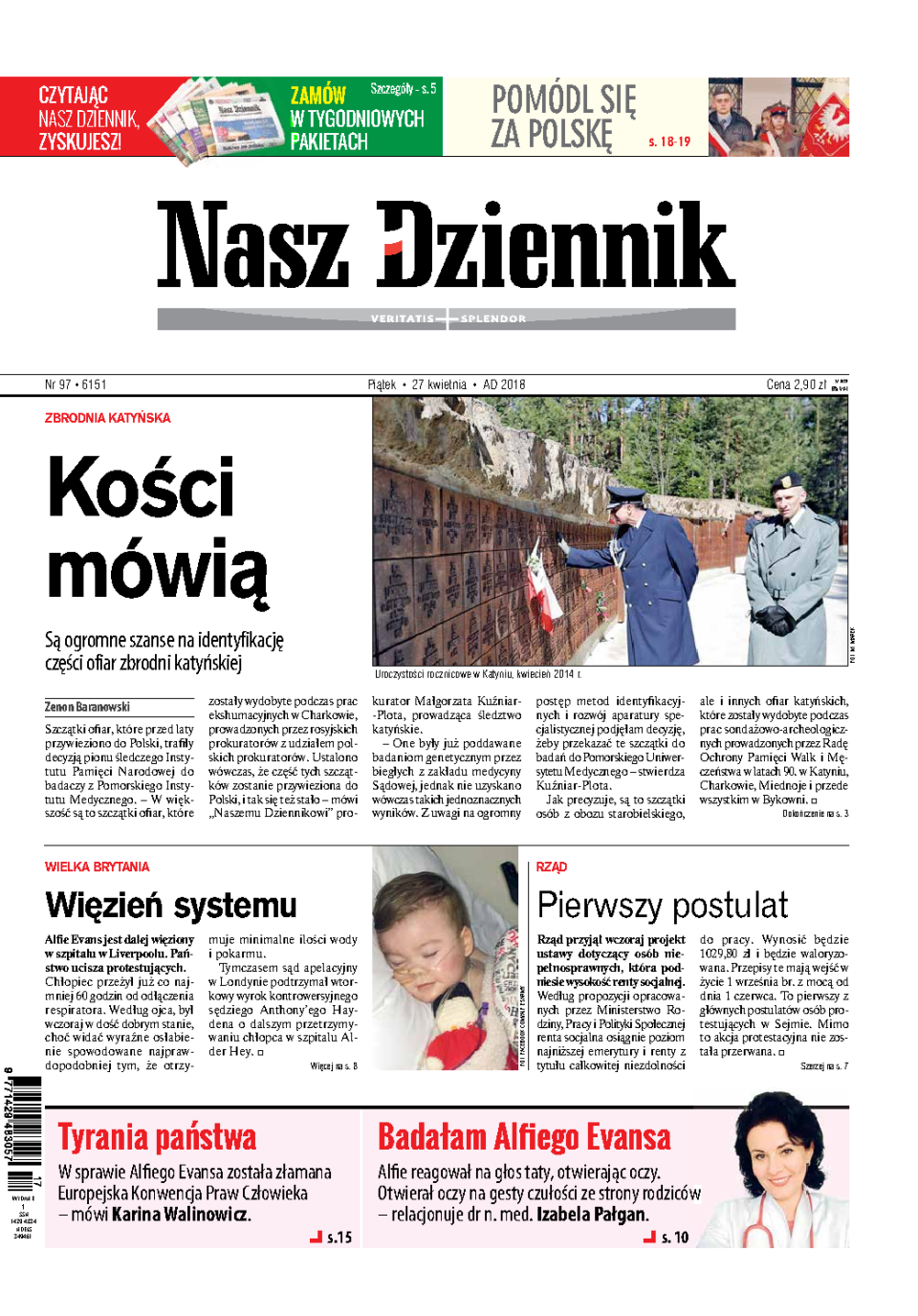 Nasz Dziennik z dnia 27.04.2018 wydanie PDF