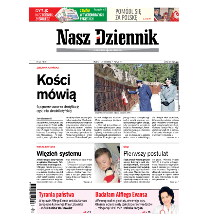 Nasz Dziennik z dnia 27.04.2018 wydanie PDF