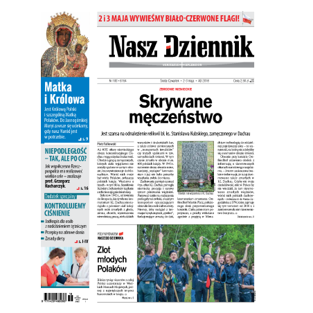 Nasz Dziennik z dnia 02.05.2018 wydanie PDF