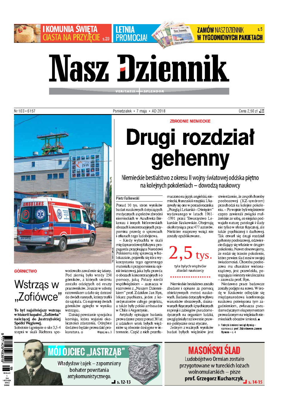 Nasz Dziennik z dnia 07.05.2018 wydanie PDF