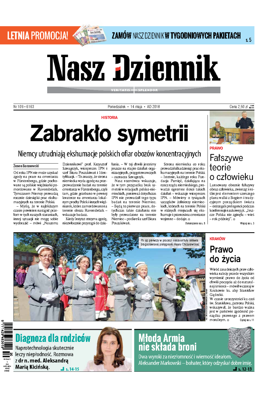 Nasz Dziennik z dnia 14.05.2018 wydanie PDF
