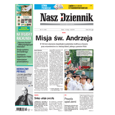 Nasz Dziennik z dnia 16.05.2018 wydanie PDF