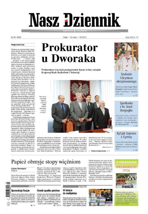 Nasz Dziennik z dnia 22.03.2013 wydanie PDF