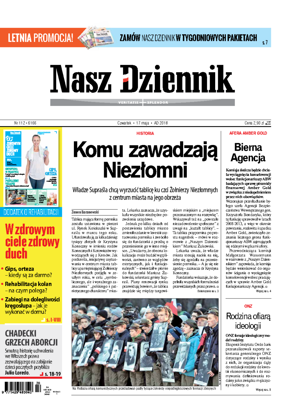 Nasz Dziennik z dnia 17.05.2018 wydanie PDF